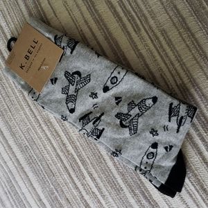 K.Bell men's spaceship socks